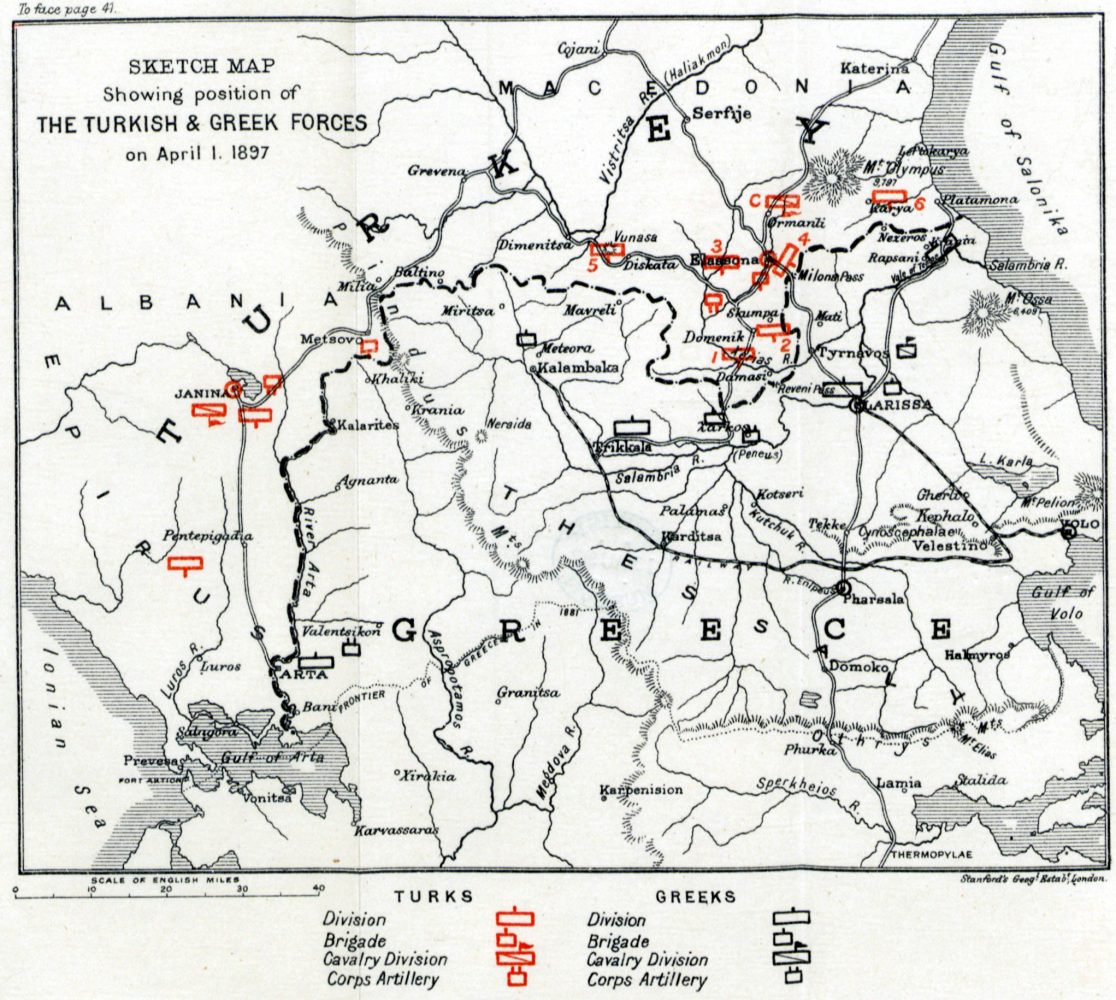 Forces at Beginning of 1897 War